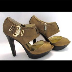 Michael Kors Brown Platform Heels